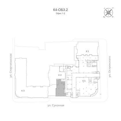 На этаже k4-OB2.2 (1-2)